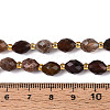Natural Petrified Wood Beads Strands G-N342-35-8x6-07-5