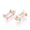 Transparent Glass Charms GLAA-T007-13H-2
