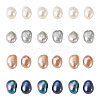 100Pcs 4 Styles Natural Cultured Freshwater Pearl Beads PEAR-BT0001-02-3