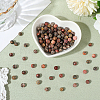 120Pcs Natural Leopard Skin Jasper Beads Strands G-PA0001-22A-3