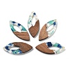 Resin and Walnut Pendants LS-FIND-R051-12G-1