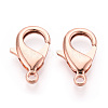 Brass Lobster Claw Clasps KK-YW0004-01E-RG-1