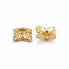 Tibetan Style Alloy Bead Caps TIBEB-Q018-G-FF-2