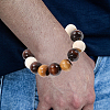 80Pcs 4 Colors Natural Wood Beads WOOD-PA0001-24-5