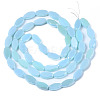 Electroplate Glass Beads Strands EGLA-Q125-009E-2