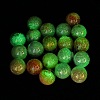 Luminous Two Tone Resin & Glitter Powder Beads RESI-F073-02-5