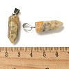 Natural Crazy Agate Pendants G-Z067-07P-19-4