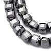 Synthetic Terahertz Stone Beads Strands G-H327-L03-02-3