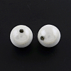 Spray Painted Acrylic Beads MACR-Q154-16mm-001-2