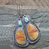 Alloy Enamel Dangle Earrings FS-WG6E131-19-1