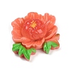 Opaque Resin Flowers Cabochons LS-RESI-R463-02D-2