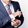 DIY Blank Dome Cufflinks Making Kits DIY-HY0001-80-6