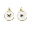 Brass Enamel Pendants LS-KK-D384-01G-02-1