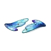 2Pcs Transparent Epoxy Resin Pendants RESI-A044-05D-2