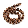 Natural Tibetan 3-Eye dZi Agate Beads Strands G-A240-A03-02-3