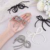 6Pcs 3 Styles Plastic Bowknot Shoe Decorations FIND-PH0024-67-5