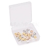 30Pcs 3 Colors 304 Stainless Steel Charms STAS--LS0001-26-7