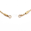304 Stainless Steel Cable Chains Bracelets Making AJEW-JB00900-02-2