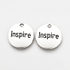 Tibetan Style Alloy Pendants TIBEP-Q078-22AS-RS-1