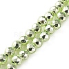 Electroplated Synthetic Non-magnetic Hematite Beads Strands G-C248-D01-3mm-01-1
