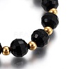 Glass Beads Stretch Bracelets BJEW-F354-19G-01-4