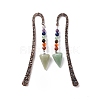 Natural Green Aventurine Bookmark AJEW-C025-01D-2