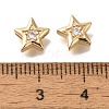 Brass Micro Pave Cubic Zirconia KK-Q001-05G-04-3