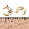304 Stainless Steel Rhinestone Pendants SA-CBAF1D5-07G-A-3
