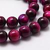 Natural Tiger Eye Bead Strands G-D840-54-8mm-04-3