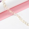 Transparent Glass Beads Strand GLAA-K057-01L-2