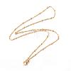 304 Stainless Steel Cable Chain Necklaces NJEW-P147-06-2