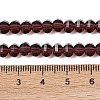 Transparent Glass Beads Strands GLAA-G125-01A-10-4