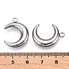Tarnish Resistant 201 Stainless Steel Pendants X-STAS-R100-06-3