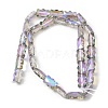 Electroplate Glass Beads Strands EGLA-L045-F-HR01-2