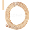 Flat Natural Bamboo Wicker Strips AJEW-WH0258-950A-1