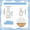 200Pcs 316 Surgical Stainless Steel Chain Tabs STAS-SC0008-77-2