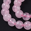 Natural Rose Quartz Beads Strands X-G-E252-01-6mm-3