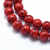 Sea Shell and Synthetic Turquoise Assembled Beads Strands G-G758-11-4mm-3