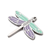 304 Stainless Steel Enamel Charms STAS-L022-488B-P-3