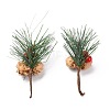 Plastic Artificial Winter Christmas Simulation Pine Picks Decor DIY-P018-G01-2