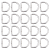 20Pcs Iron D Rings IFIN-DC0001-10-1
