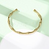 304 Stainless Steel Cuff Bangles BJEW-B150-01G-2