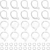120Pcs 2 Style 304 Stainless Steel Leverback Earring Findings STAS-UN0038-45-1
