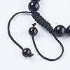 Adjustable Nylon Cord Braided Bead Bracelets BJEW-F308-55A-3