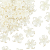 80Pcs Opaque Acrylic Bead Caps OACR-PA0001-21-1