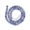 Natural Iolite Beads Strands G-O171-07-8mm-2