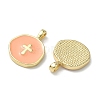 Brass Enamel Pendants KK-G417-01LG-01-2