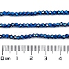 Transparent Electroplate Glass Beads Strands EGLA-A039-T2mm-UA03-4