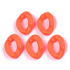 Opaque Spray Painted Acrylic Linking Rings OACR-R249-03C-3