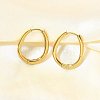 Ion Plating(IP) Stainless Steel Hoop Earrings LS-EJEW-P232-02G-4